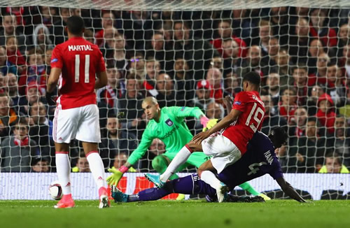 Manchester United  1 - 1 Anderlecht: Man Utd reach Europa League semi-finals after extra-time defeat of Anderlecht