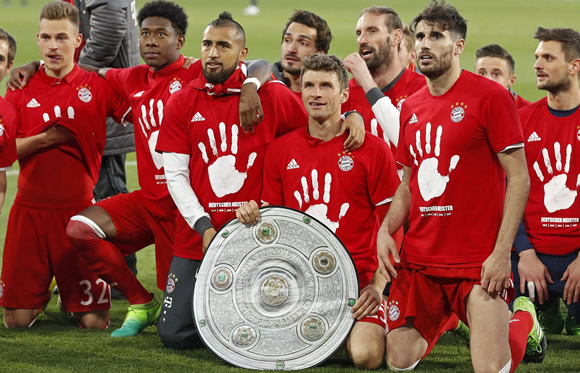 Wolfsburg 0 - 6 Bayern Munich: Bayern wrap up title in style with emphatic win at Wolfsburg