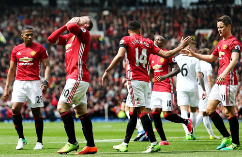 Manchester United 1 - 1 Swansea City: Swansea claim vital point in survival race as they draw at Manchester United