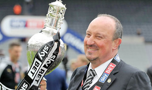 Rafa Benitez: My thoughts on Newcastle winning the Championship