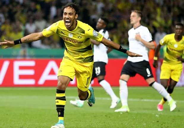 Eintracht Frankfurt 1 Borussia Dortmund 2: Audacious Aubameyang penalty seals DFB-Pokal crown in style