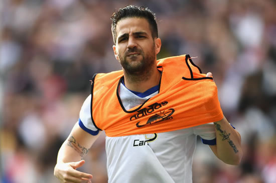 Chelsea star Cesc Fabregas to stay at club: Antonio Conte abandons plans to sell