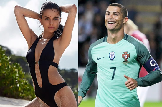 Cristiano Ronaldo invited Latvian model Vera Alohno to watch him in action