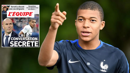 Zidane and Mbappe have already discussed a move to Real Madrid