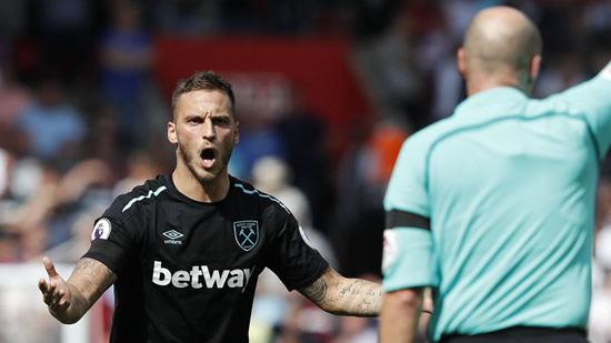 Arnautovic apologises to West Ham fans after red card