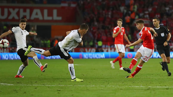 Wales 1 - 0 Austria: Stunning debut goal from 17-year-old Ben Woodburn boosts Wales' World Cup hopes