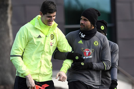 Chelsea star Thibaut Courtois apologises to Atletico fans after Diego Costa Instagram post