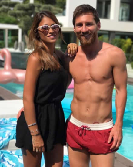 Lionel Messi has a new tattoo of his wife Antonella Roccuzzo's lips… next to the Barcelona superstar's GROIN