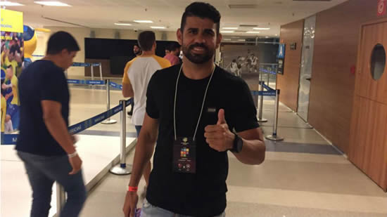 Diego Costa did not catch his flight back to London