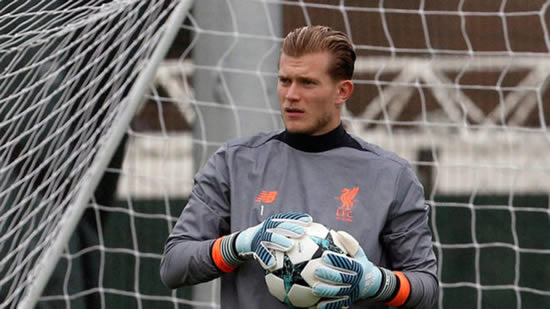 Keeper Karius to start for Liverpool against Spartak Moscow