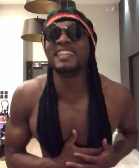 Patrice Evra dresses up like Bob Marley in 'One love, One heart' video