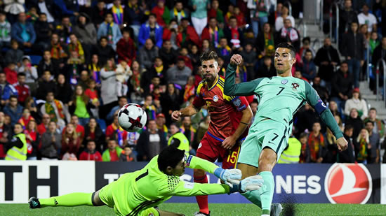 Andorra 0-2 Portugal: Cristiano Ronaldo sets up showdown with Switzerland