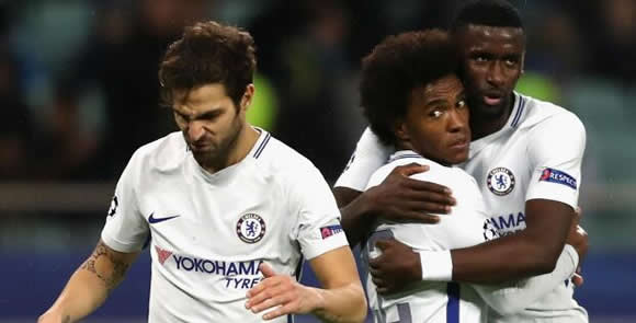 Qarabag 0 Chelsea 4: Hazard, Willian lead Blues into last 16