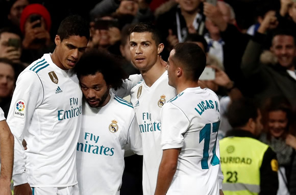 Real Madrid 3 - 2 Malaga: Cristiano Ronaldo hits Real Madrid winner as Malaga miss out at the Bernabeu