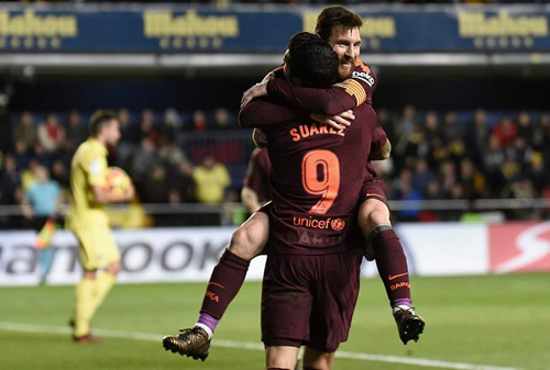 Villarreal 0 - 2 Barcelona: Barca restore five-point lead at summit after beating Villarreal