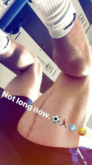 Everton star Ross Barkley shows off gruesome 10-inch scar as he nears comeback