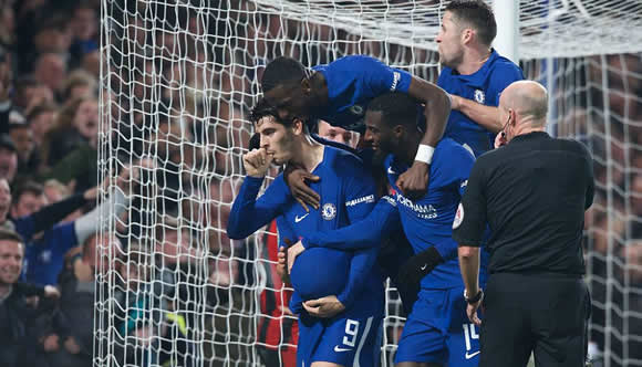 Chelsea 2 - 1 Bournemouth: Alvaro Morata strikes late as Chelsea beat Bournemouth in Carabao Cup