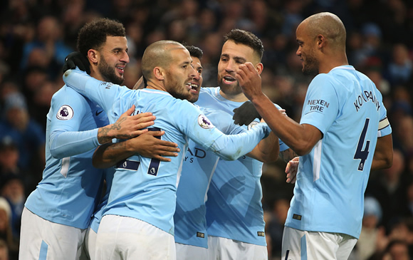 Manchester City 4 - 0 AFC Bournemouth: Goals galore at the Etihad as Manchester City hammer Bournemouth