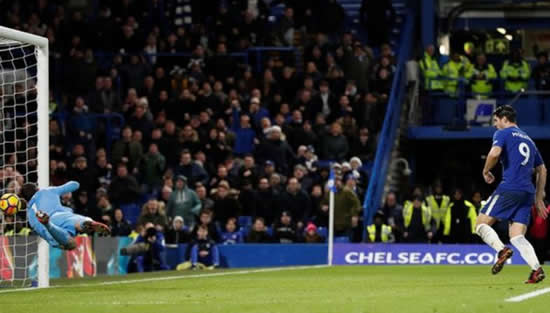 Chelsea FC 2 - 0 Brighton & Hove Albion: Alvaro Morata and Marcos Alonso lift Chelsea to comfortable win over Brighton