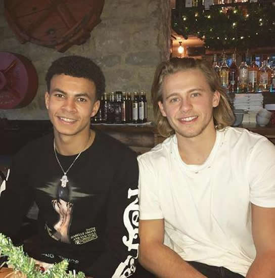 Dele Alli celebrates Tottenham's Boxing Day win over Southampton by dining out with girlfriend Ruby Mae
