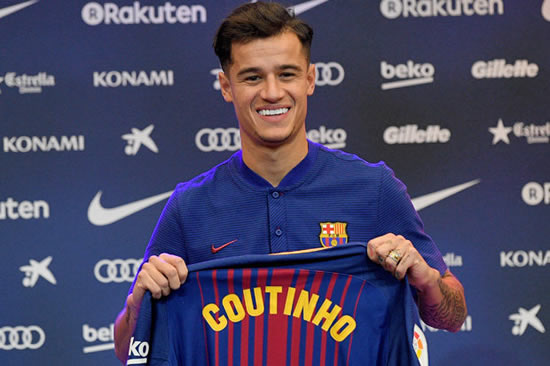 Former Liverpool boss Brendan Rodgers praises Philippe Coutinho after Barcelona move