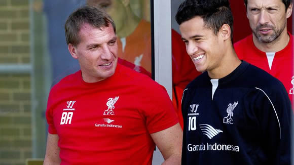 Coutinho texted former Liverpool boss Rodgers ahead of Barcelona move