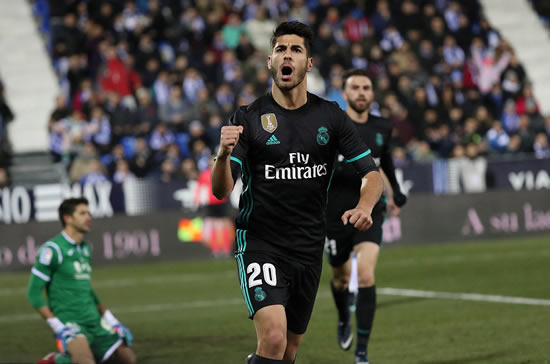 Leganes 0 - 1 Real Madrid: Real leave it late to claim Copa del Rey first-leg win over Leganes