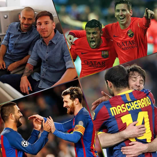 Messi bids emotional farewell to Mascherano
