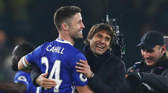 Cahill has 'no idea' about Conte's Chelsea future