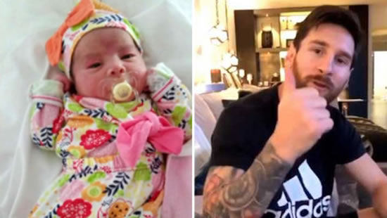 Messi sends best wishes to fan who named his daughter Lionela