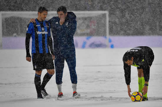 Juventus vs Atalanta postponed due to heavy snow despite fans' protests