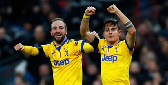 Tottenham 1 - 2 Juventus (3 - 4 agg): Higuain and Dybala complete dramatic comeback