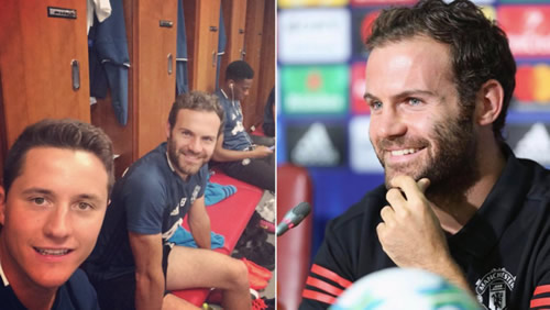 The Nicest Guy In Football Juan Mata Helps Manchester United Staff By Washing The Kit
