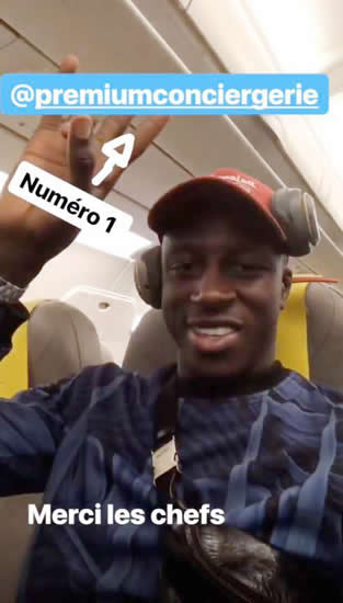 Manchester City star Benjamin Mendy jets out to Barcelona for holiday break after Premier League title win