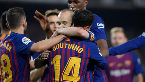 Barcelona 1 - 0 Real Sociedad: Andres Iniesta bids emotional farewell as champions Barcelona end with a win