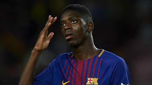 Dembele suffers sprained right ankle
