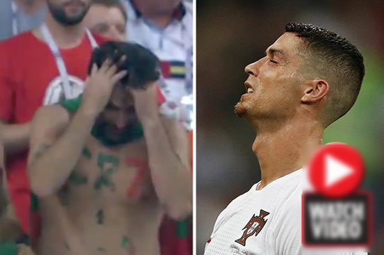 Cristiano Ronaldo in TEARS as Portugal CRASH OUT of World Cup