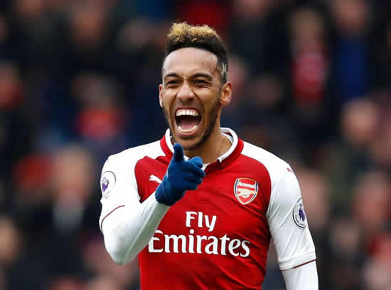 Pierre-Emerick Aubameyang appears to break Arsenal record in return to first-team training