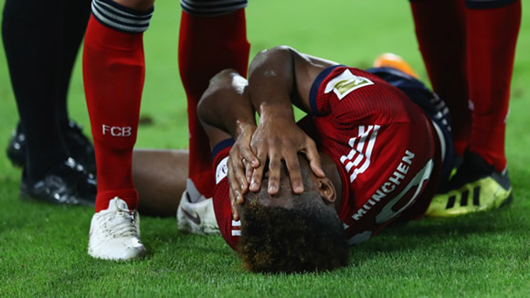 Coman sidelined 'several weeks' with ankle ligament tear