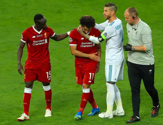 Sergio Ramos reveals his kids received death threats after injury to Mohamed Salah in Real Madrid's Champions League win over Liverpool