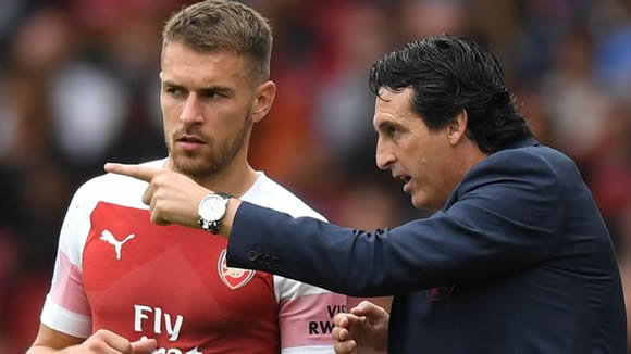 Aaron Ramsey's uncertain Arsenal future won't affect his performances, says Unai Emery