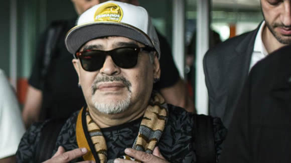 Maradona and a forceful statement on the subject of drugs