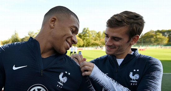 Kylian Mbappe similar to Cristiano Ronaldo at Manchester United - Antoine Griezmann