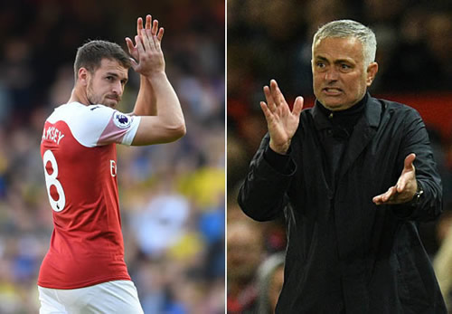 Red Devils to join race for out of contract Arsenal star Aaron Ramsey