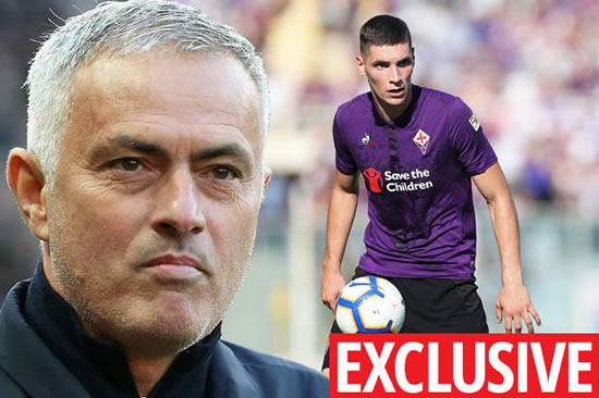 Man Utd transfer EXCLUSIVE: Jose Mourinho targets Fiorentina defender Nikola Milenkovic