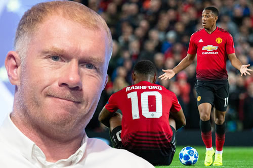 Paul Scholes blasts Anthony Martial and Marcus Rashford as potential talent