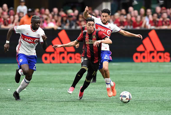 Arsenal face competition with local rivals Tottenham to sign £22m Atlanta United starlet Miguel Almiron