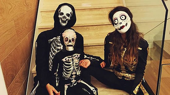 Isco and Sara Salamo sport terrifying Halloween costumes