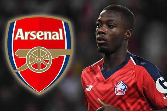 Arsenal target Nicolas Pepe hints he is ready to leave Lille as Unai Emery eyes £44million move