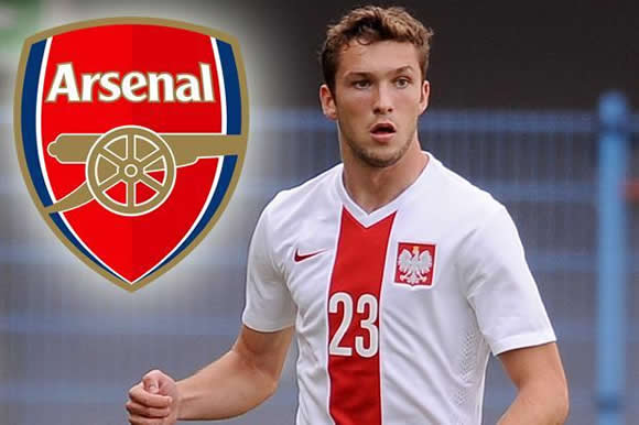Arsenal and Liverpool to battle Barcelona for Polish defender Sebastian Walukiewicz